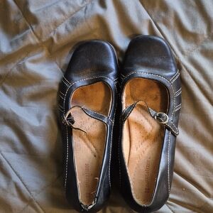 Naturalizer Black Mary Janes Leather size 8.5 (8 1/2)